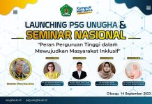 Launching PSG UNUGHA dan Seminar Nasional Wujudkan Kampus Inklusif Pusat Studi Gender
