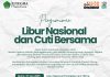 Surat Edaran: Libur Nasional dan Cuti Bersama Januari 2025