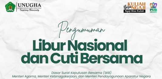 Surat Edaran: Libur Nasional dan Cuti Bersama Januari 2025